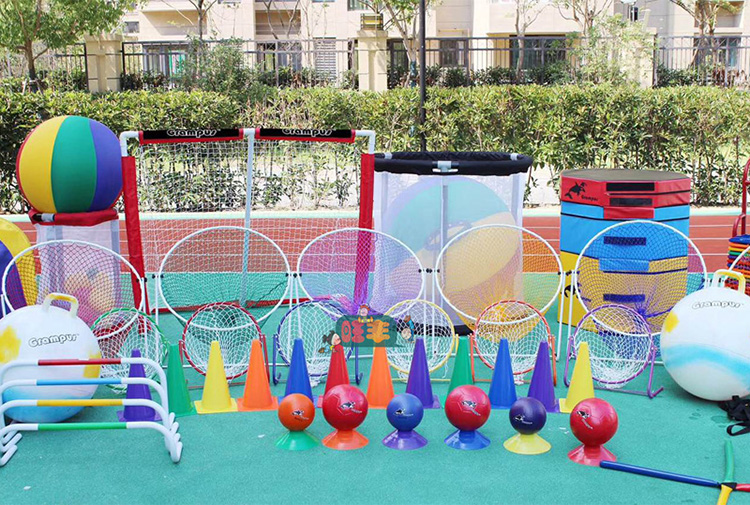 臺灣格樂普 幼兒園早教兒童感統趣味運動器材坦克大戰 滑板發射器