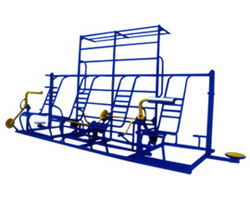 拽動兩肋少陽經,預防肝膽疾病且調整內分泌通經活絡的坐立扭腰器